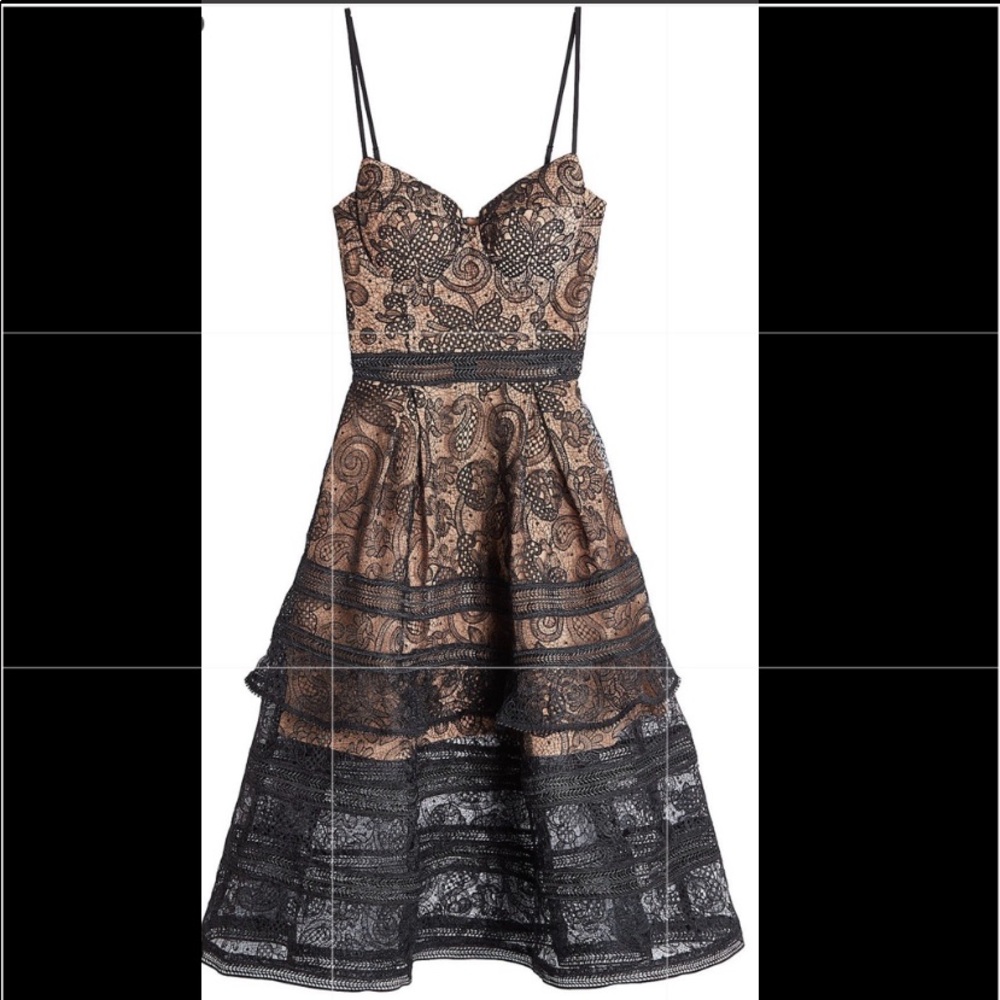 Self Portrait -lace paisley dress - Picture 5 of 10